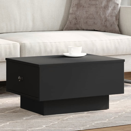 Tavolino da Salotto Nero 60x45x31 cm in Legno Multistrato | homemem39