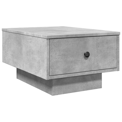 Tavolino da Salotto Grigio Cemento 60x45x31cm Legno Multistrato | homemem39