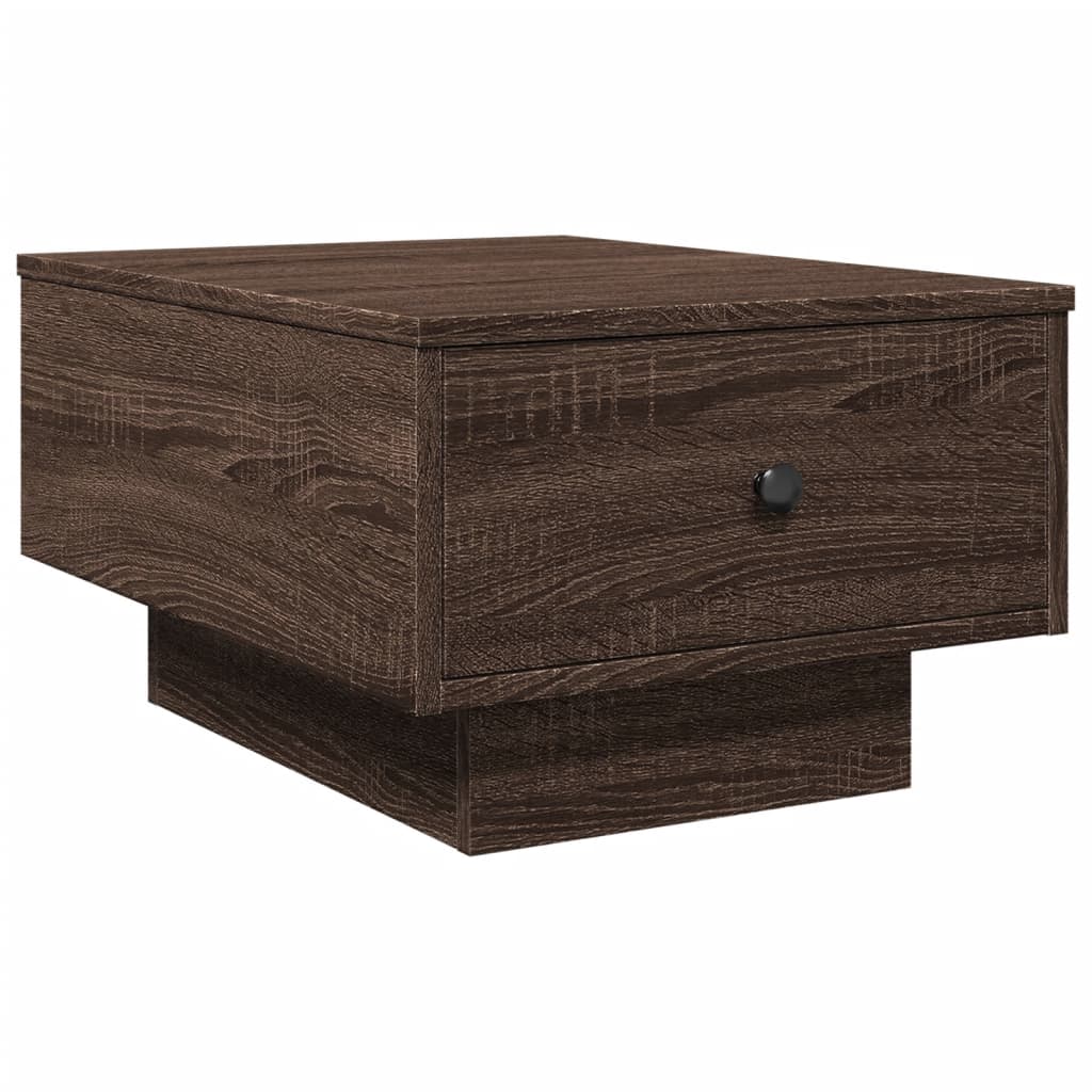 Tavolino da Salotto Rovere Marrone 60x45x31cm Legno Multistrato