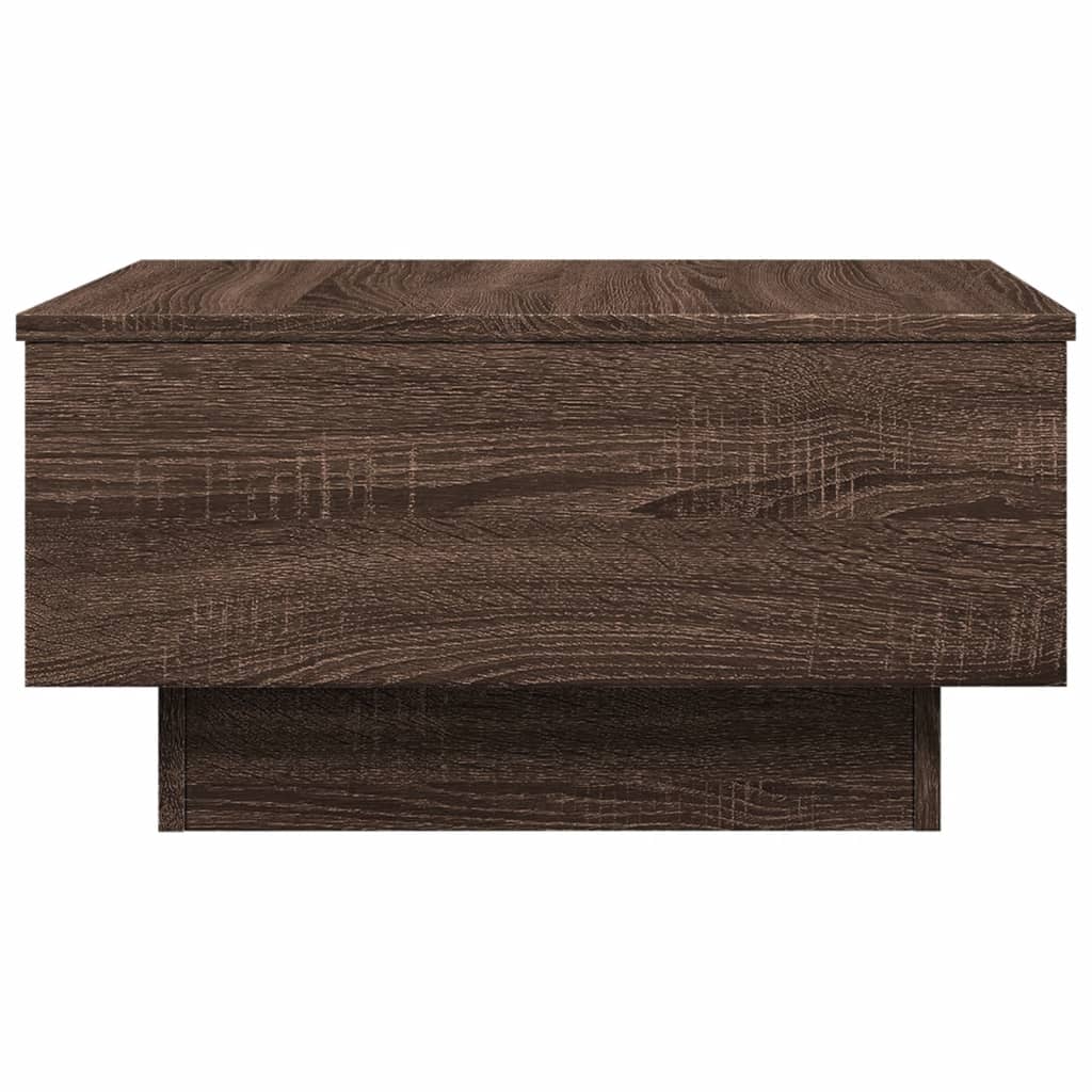 Tavolino da Salotto Rovere Marrone 60x45x31cm Legno Multistrato