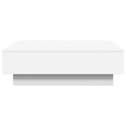 Tavolino da Salotto Bianco 90x90x28 cm in Truciolato | homemem39
