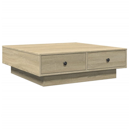 Tavolino da Salotto Rovere Sonoma 90x90x28 cm Legno Multistrato