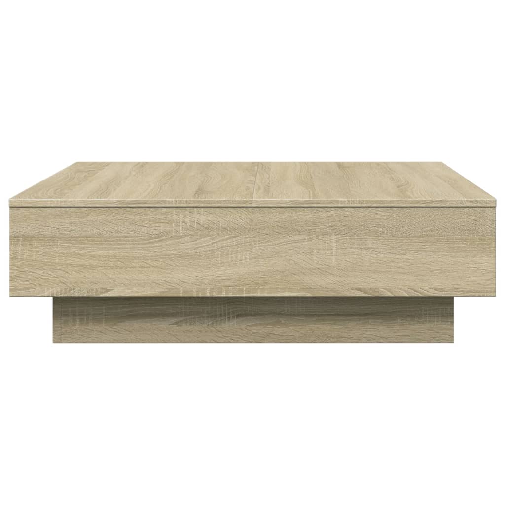 Tavolino da Salotto Rovere Sonoma 90x90x28 cm Legno Multistrato | homemem39