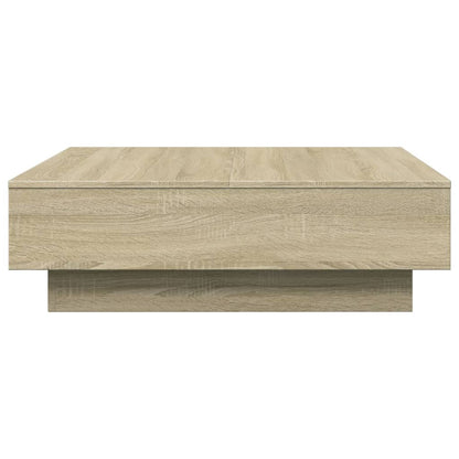 Tavolino da Salotto Rovere Sonoma 90x90x28 cm Legno Multistrato | homemem39