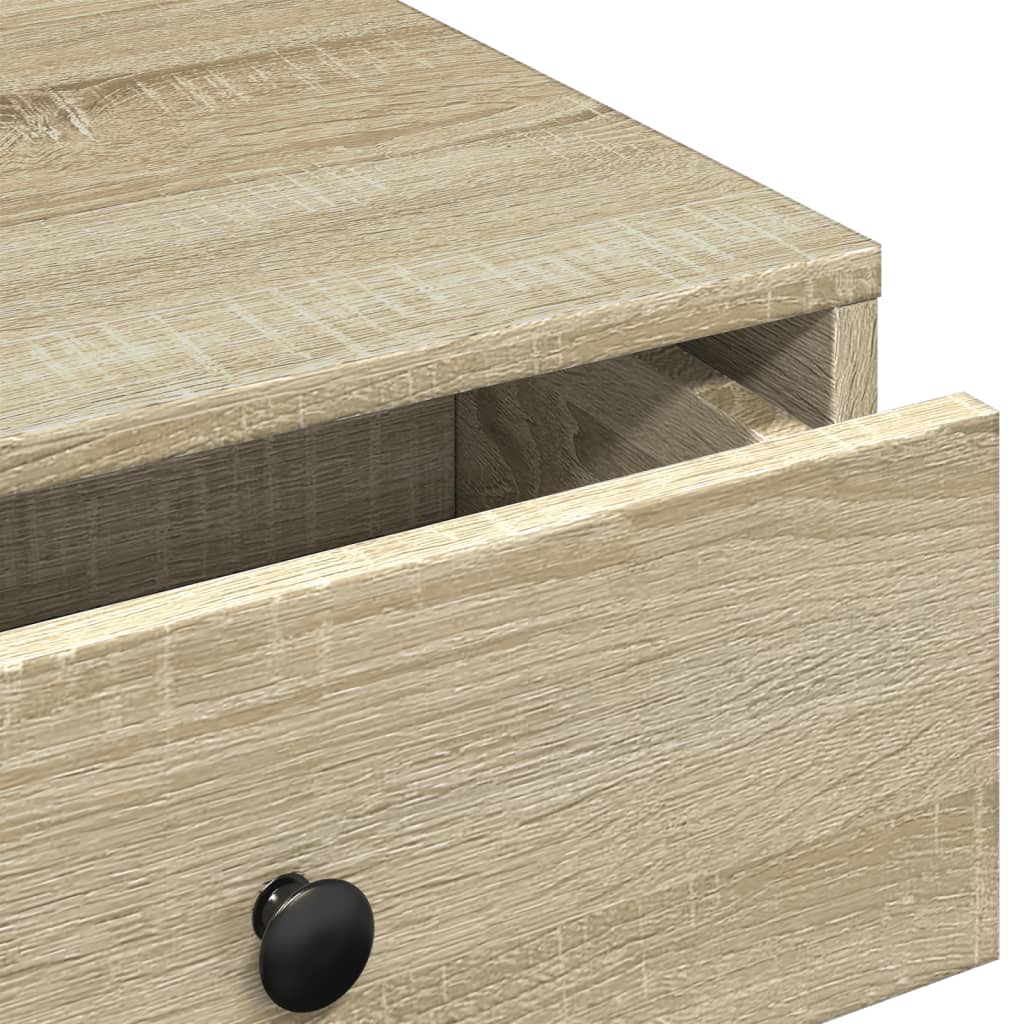 Tavolino da Salotto Rovere Sonoma 90x90x28 cm Legno Multistrato | homemem39