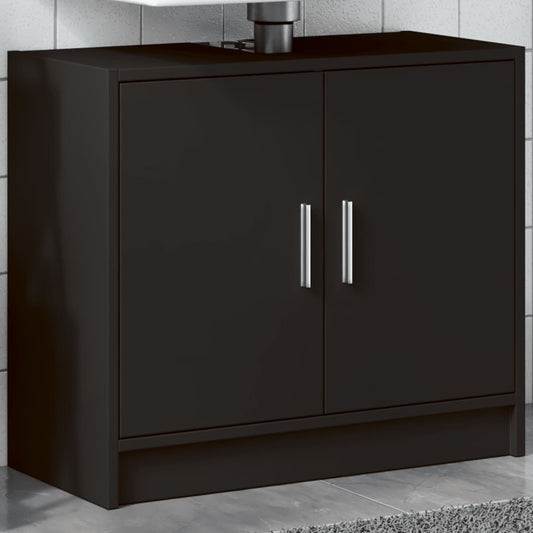 Mobile Lavabo Nero 63x29x55 cm in Truciolato | homemem39