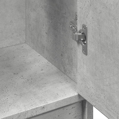 Mobile Lavabo Grigio Cemento 63x29x55 cm in Legno Multistrato | homemem39