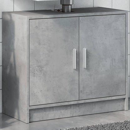Mobile Lavabo Grigio Cemento 63x29x55 cm in Legno Multistrato | homemem39