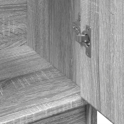 Mobile Lavabo Grigio Sonoma 63x29x55 cm in Legno Multistrato