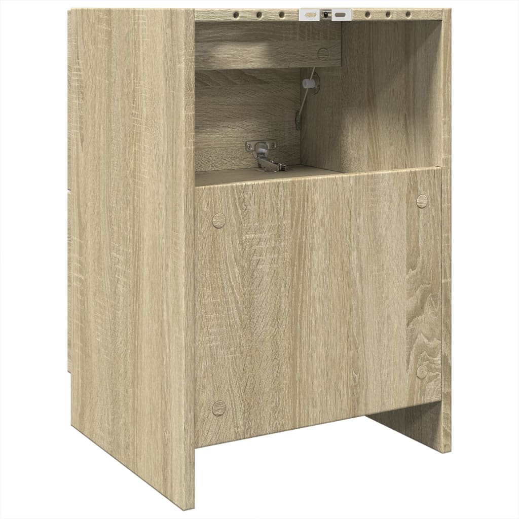Mobile Sottolavabo Rovere Sonoma 63x30x54 cm in Truciolare | homemem39
