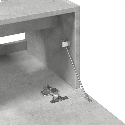 Mobile Lavabo Grigio Cemento 80x33x60 cm in Legno Multistrato | homemem39