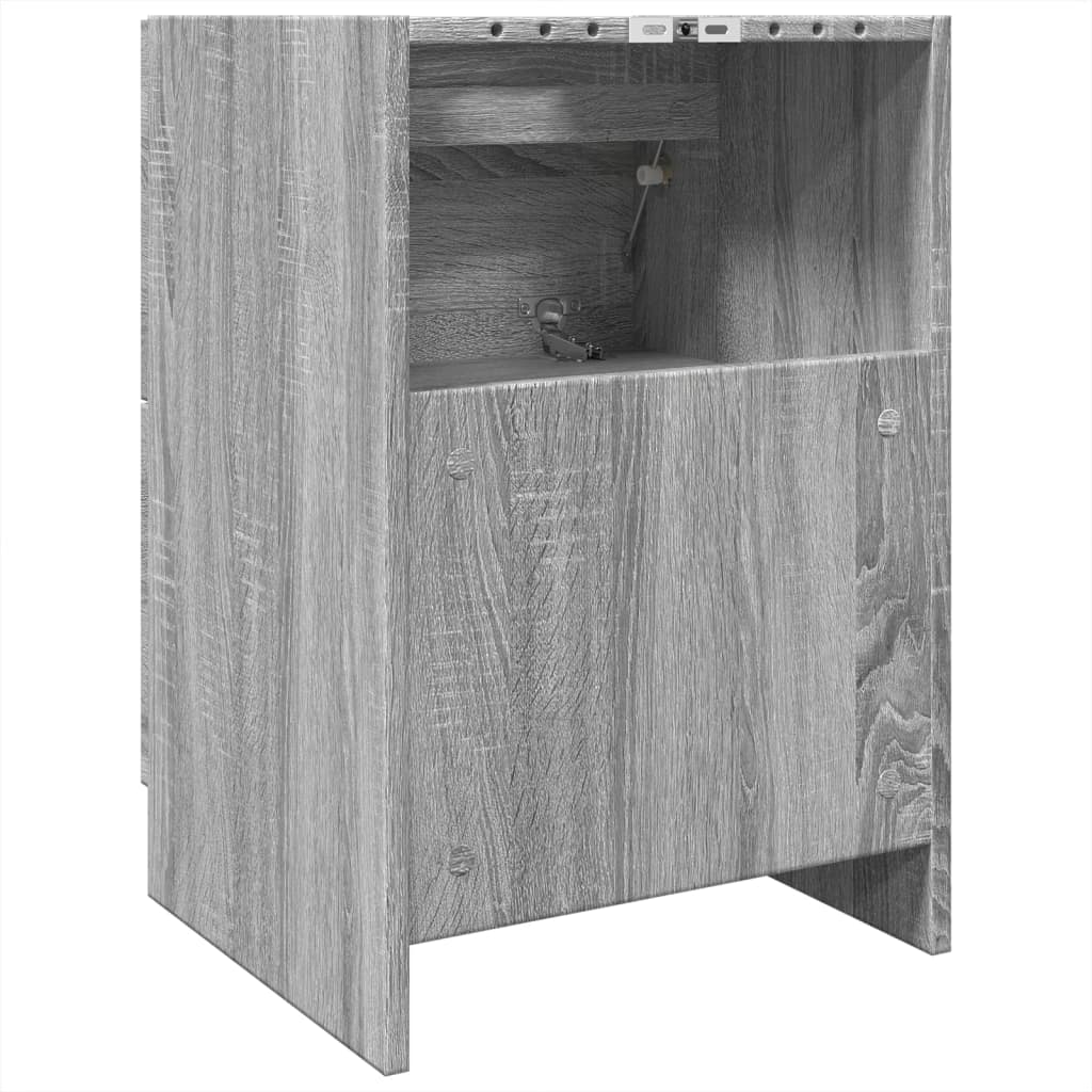 Mobile Lavabo Grigio Sonoma 40x37x59 cm in Truciolare | homemem39