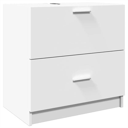 Mobile Lavabo Bianco 59x37x59 cm in Truciolare | homemem39