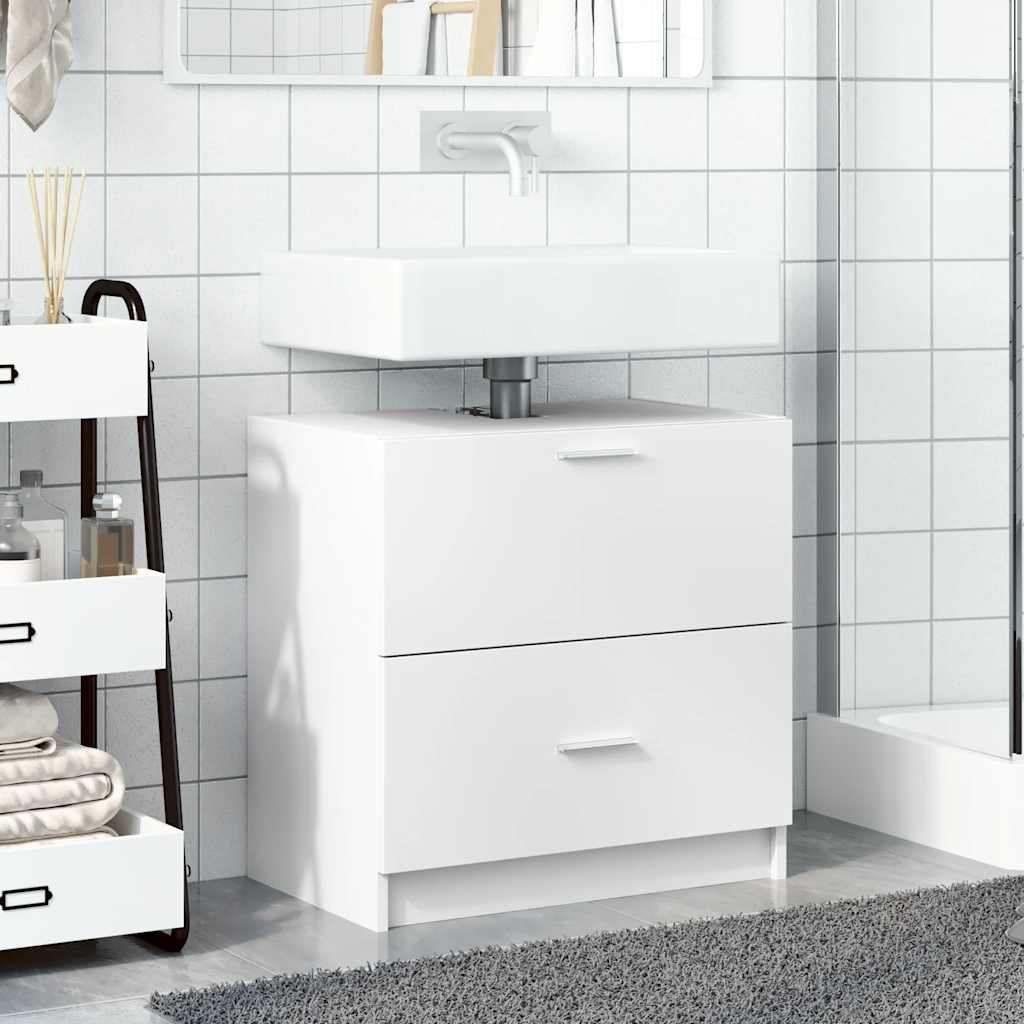 Mobile Lavabo Bianco 59x37x59 cm in Truciolare | homemem39
