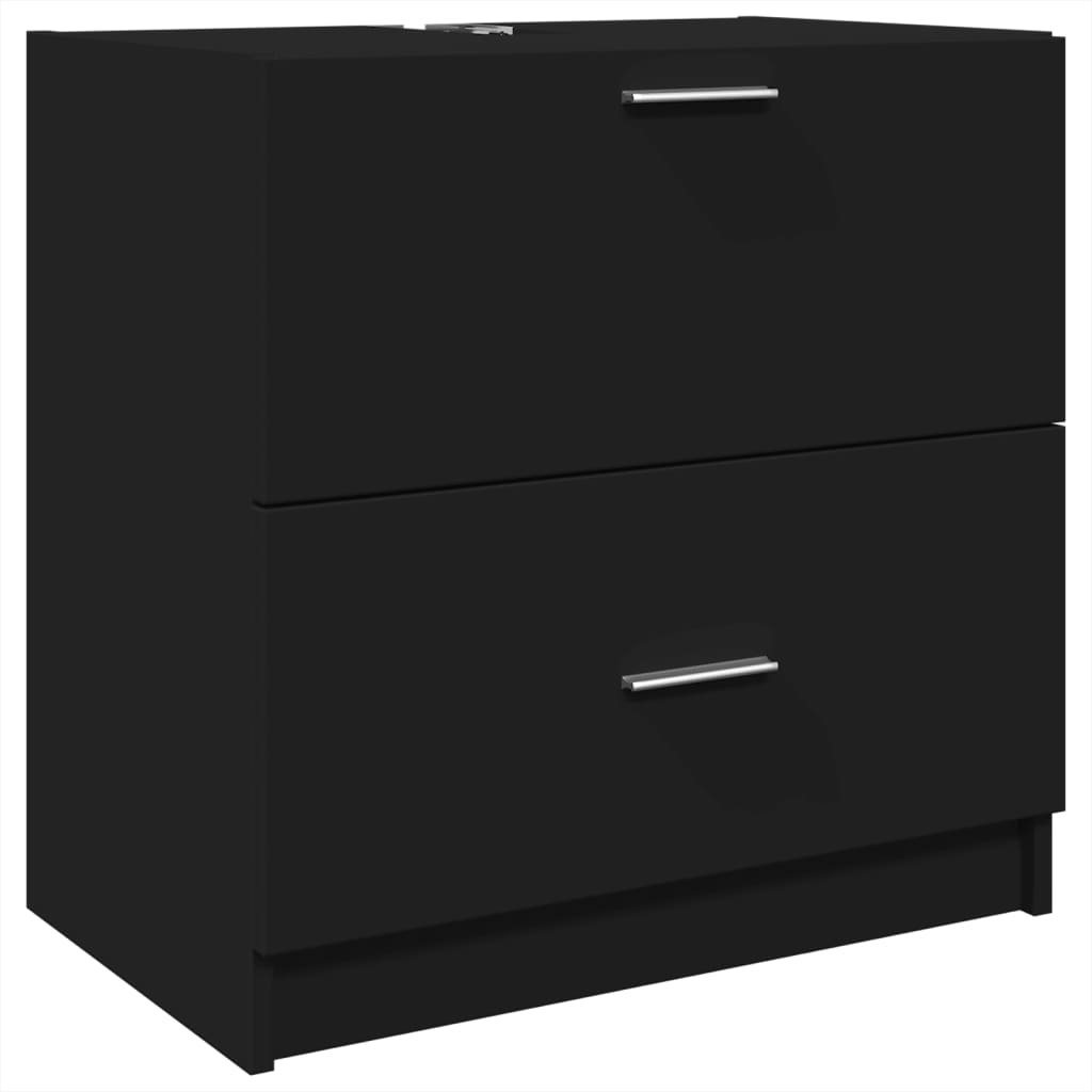 Mobile Lavabo Nero 59x37x59 cm in Truciolare | homemem39