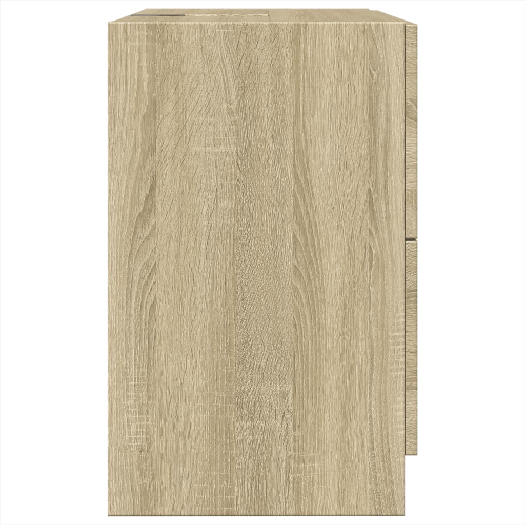 Mobile Sottolavabo Rovere Sonoma 59x37x59 cm in Truciolare | homemem39