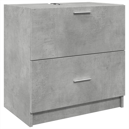 Mobile Lavabo Grigio Cemento 59x37x59 cm in Truciolare | homemem39