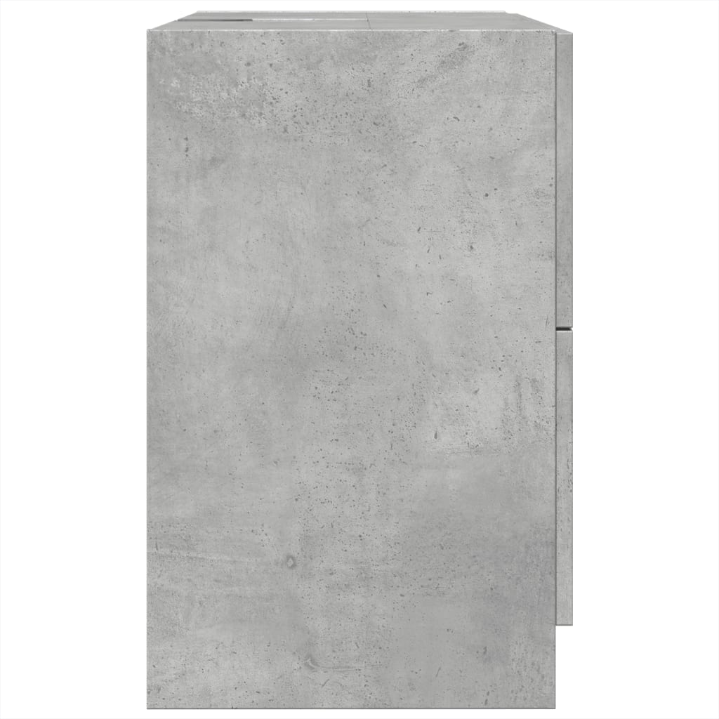 Mobile Lavabo Grigio Cemento 59x37x59 cm in Truciolare | homemem39