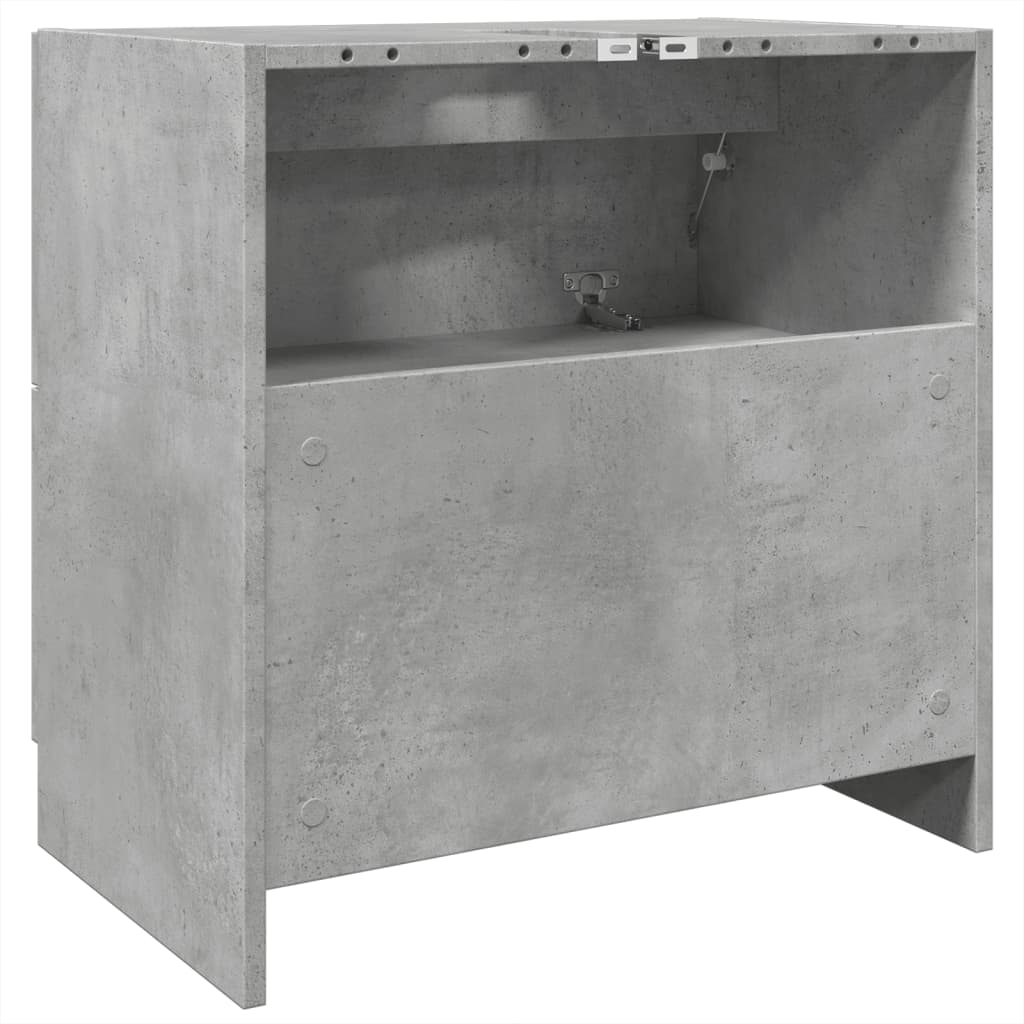 Mobile Lavabo Grigio Cemento 59x37x59 cm in Truciolare | homemem39