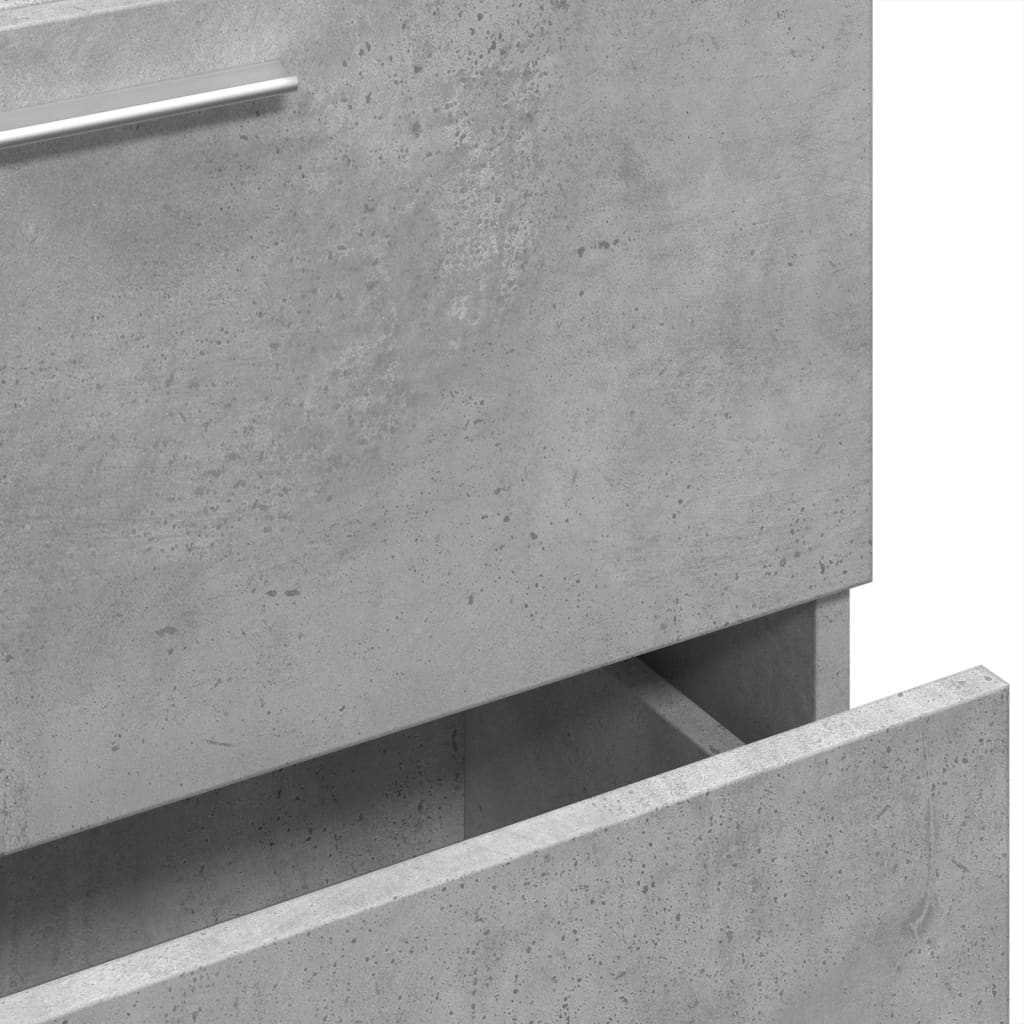 Mobile Lavabo Grigio Cemento 59x37x59 cm in Truciolare | homemem39