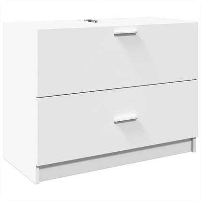 Mobile Lavabo Bianco 78x37x59 cm in Truciolare | homemem39