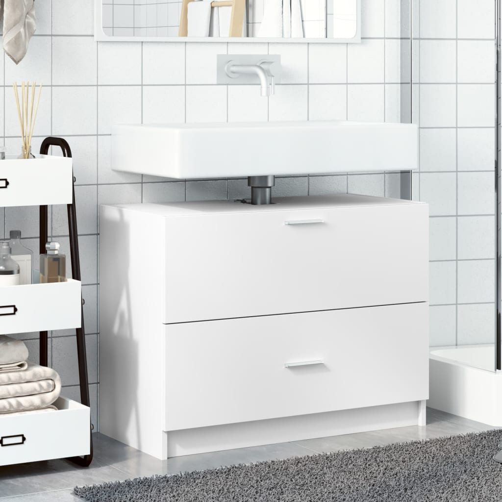 Mobile Lavabo Bianco 78x37x59 cm in Truciolare | homemem39