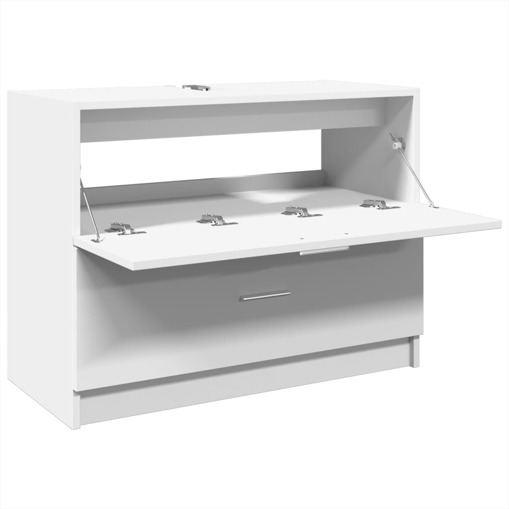 Mobile Lavabo Bianco 78x37x59 cm in Truciolare | homemem39