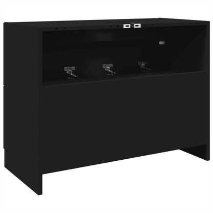 Mobile Lavabo Nero 78x37x59 cm in Truciolare | homemem39