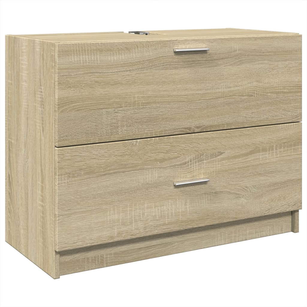 Mobile Sottolavabo Rovere Sonoma 78x37x59 cm in Truciolare | homemem39