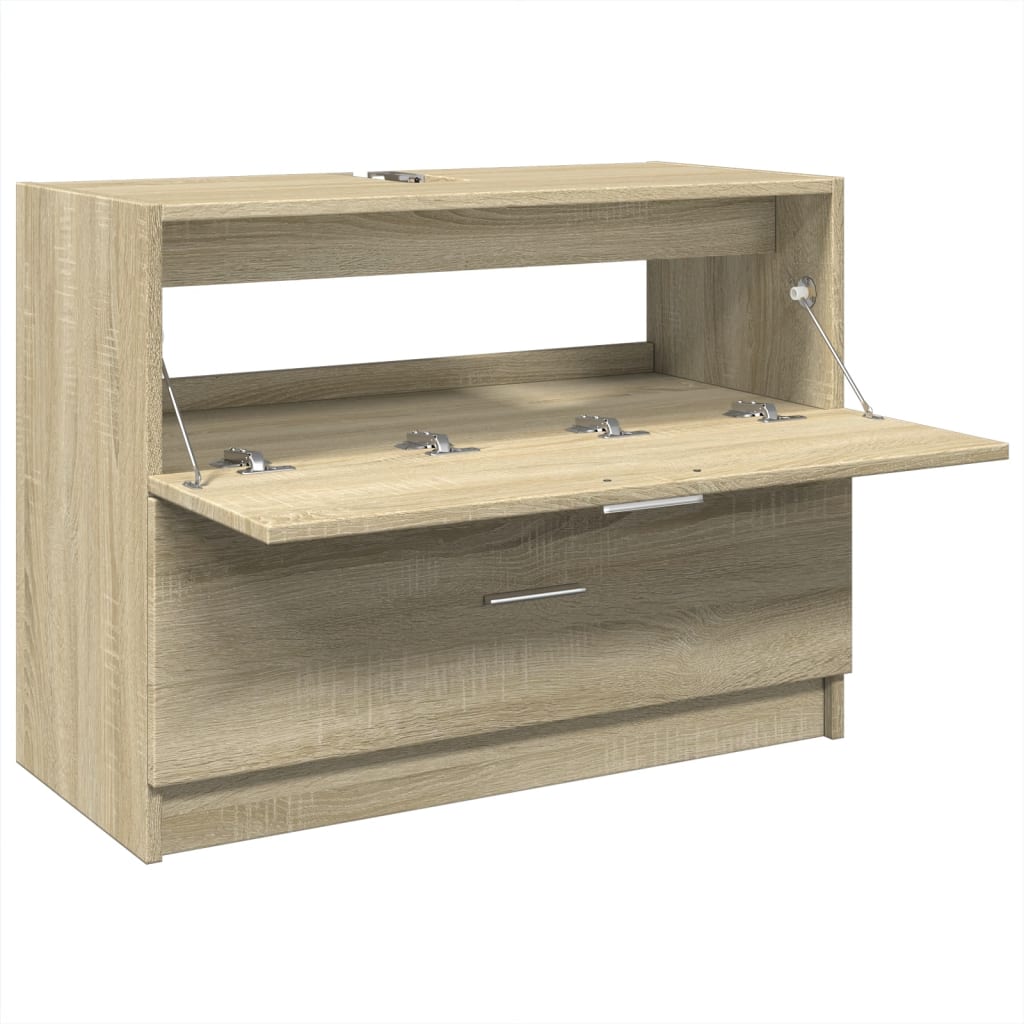 Mobile Sottolavabo Rovere Sonoma 78x37x59 cm in Truciolare | homemem39