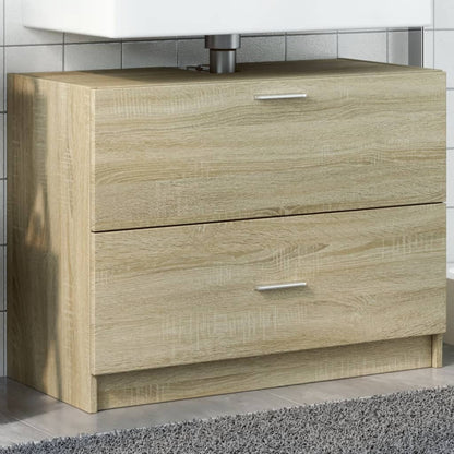 Mobile Sottolavabo Rovere Sonoma 78x37x59 cm in Truciolare | homemem39