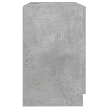 Mobile Lavabo Grigio Cemento 78x37x59 cm in Truciolare