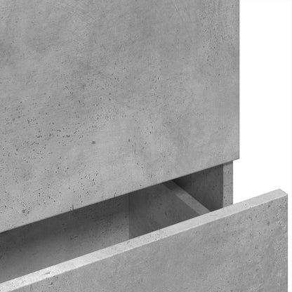 Mobile Lavabo Grigio Cemento 78x37x59 cm in Truciolare