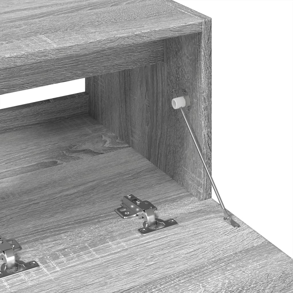 Mobile Lavabo Grigio Sonoma 78x37x59 cm in Truciolare