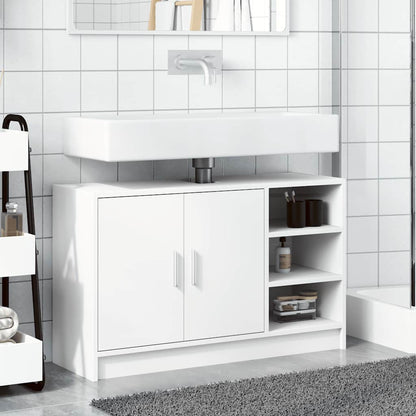 Mobile Lavabo Bianco 90x29x55 cm in Truciolato | homemem39