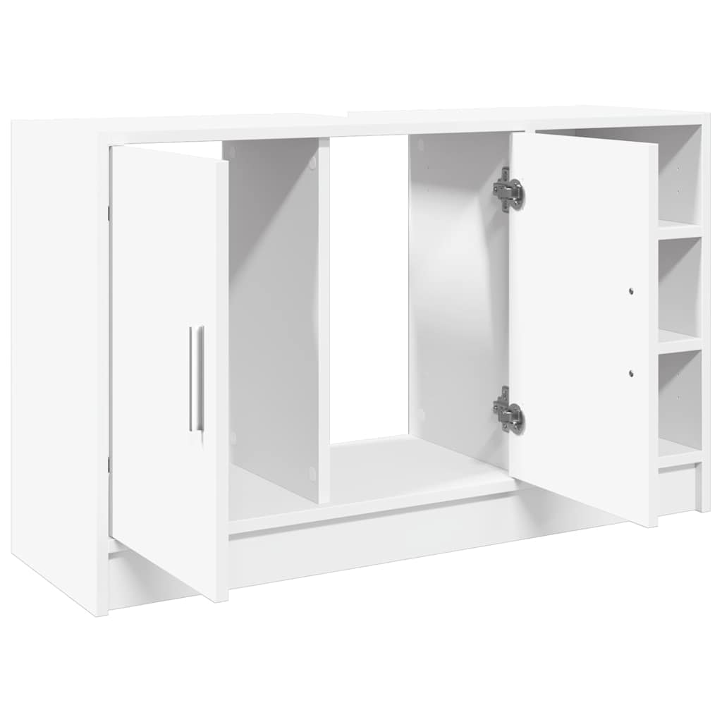 Mobile Lavabo Bianco 90x29x55 cm in Truciolato | homemem39