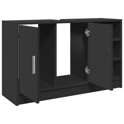 Mobile Lavabo Nero 90x29x55 cm in Truciolato | homemem39