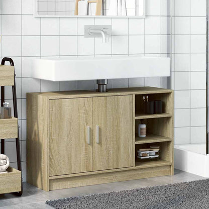 Mobile Lavabo Rovere Sonoma 90x29x55 cm in Truciolare | homemem39