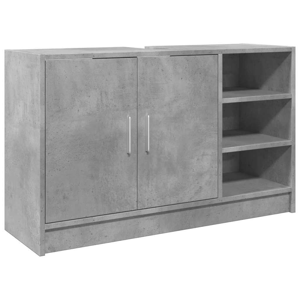 Mobile Lavabo Grigio Cemento 90x29x55 cm in Truciolare | homemem39