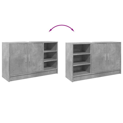 Mobile Lavabo Grigio Cemento 90x29x55 cm in Truciolare | homemem39
