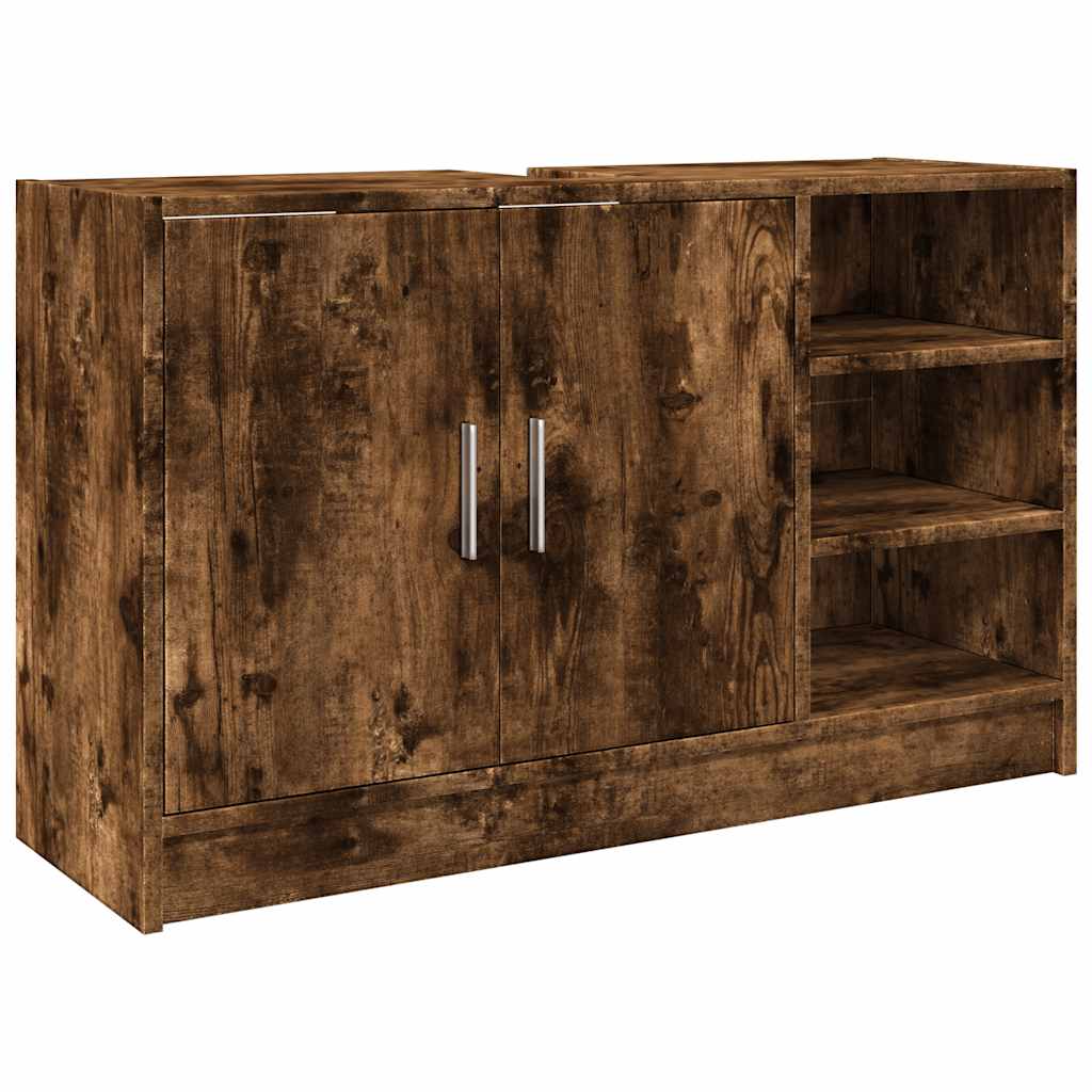 Mobile Lavabo Rovere Fumo 90x29x55 cm in Truciolare | homemem39