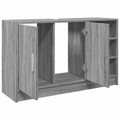 Mobile Lavabo Grigio Sonoma 90x29x55 cm in Truciolare | homemem39