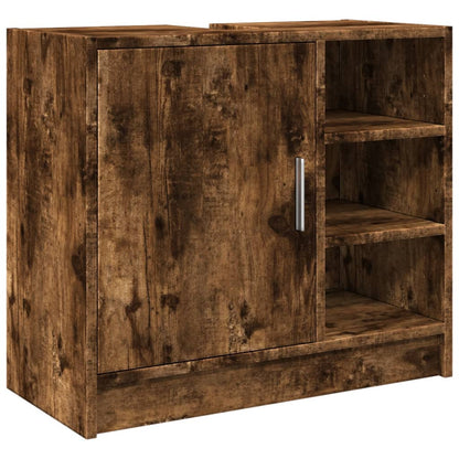 Mobile Lavabo Rovere Fumo 63x29x55 cm in Legno Multistrato | homemem39