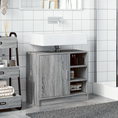 Mobile Lavabo Grigio Sonoma 63x29x55 cm in Legno Multistrato | homemem39