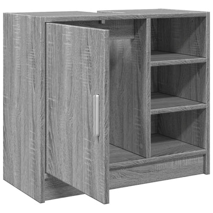Mobile Lavabo Grigio Sonoma 63x29x55 cm in Legno Multistrato | homemem39