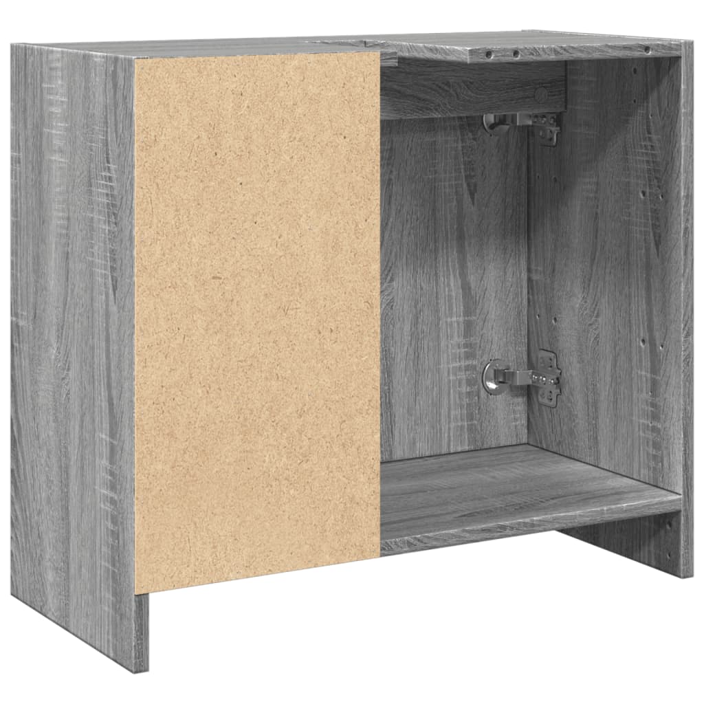 Mobile Lavabo Grigio Sonoma 63x29x55 cm in Legno Multistrato | homemem39