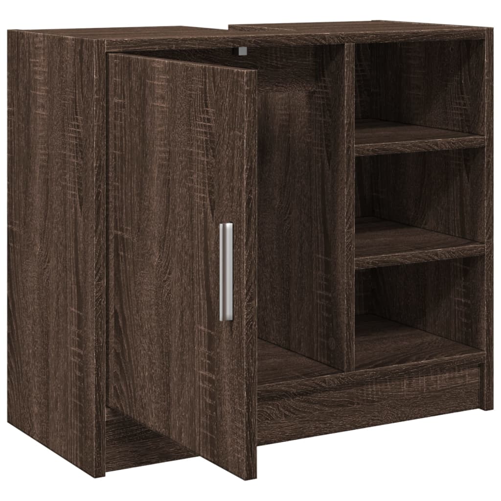Mobile Lavabo Rovere Fumo 63x29x55 cm in Truciolare | homemem39
