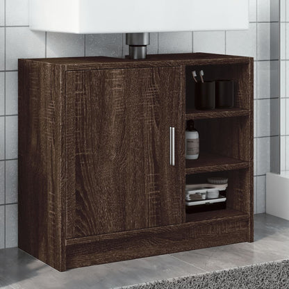 Mobile Lavabo Rovere Fumo 63x29x55 cm in Truciolare | homemem39