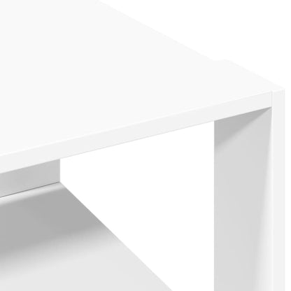 Tavolino da caffè bianco 51,5x51,5x30cm in legno ingegnerizzato