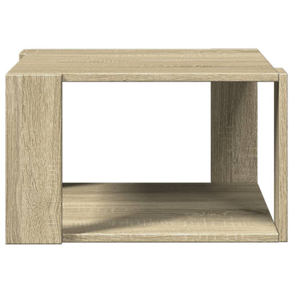 Tavolino Salotto Rovere Sonoma 51,5x51,5x30cm Legno Multistrato